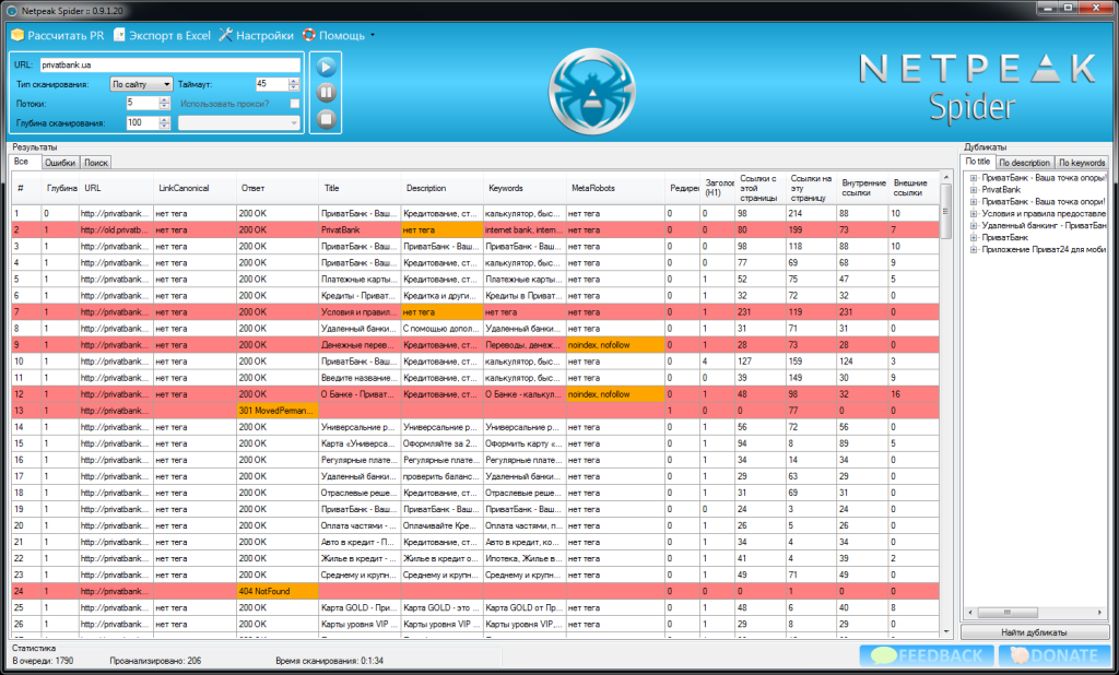 SEO инструменты и сервисы, которые нужны каждому оптимизатору - netpeak spider