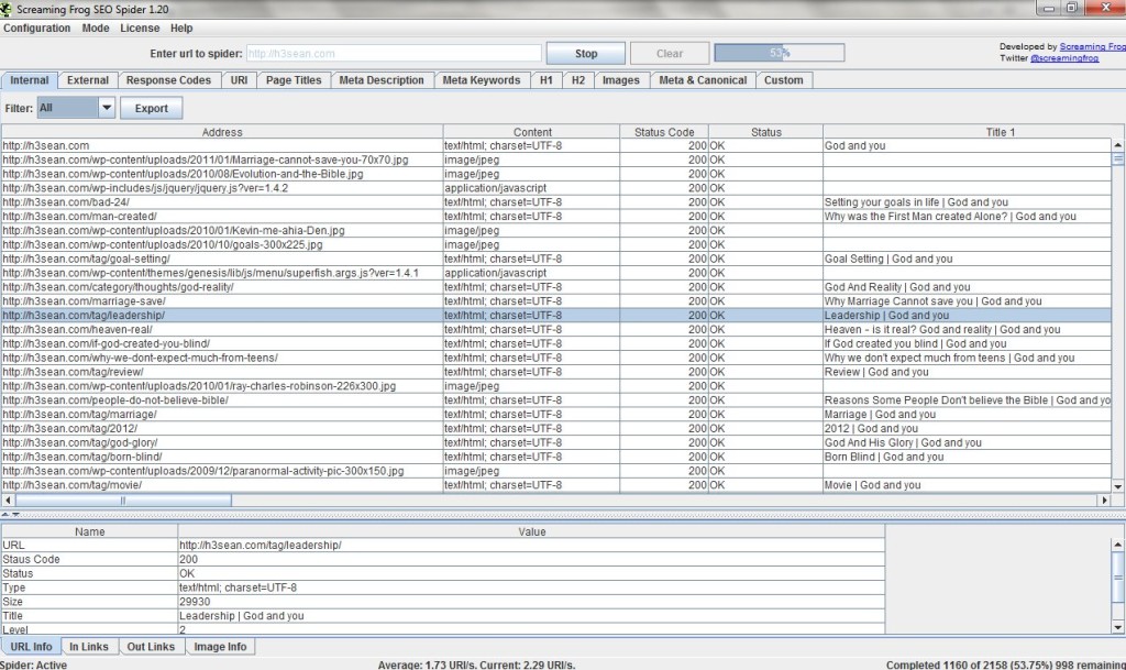 SEO инструменты и сервисы, которые нужны каждому оптимизатору - screaming frog 1